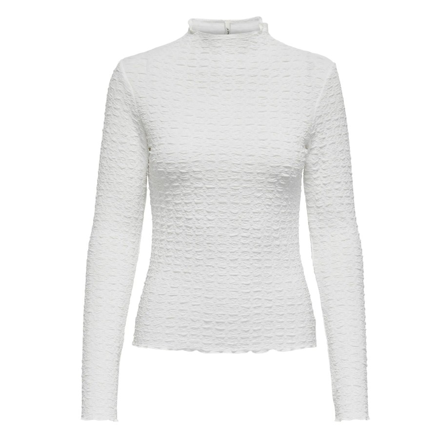 Frauen Only Shirts & Tops | Only Onlgerda L/S Mock Neck Top Shirt