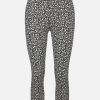 Frauen Sure Hosen | Damen Capri Leggings Mit Minimalprint