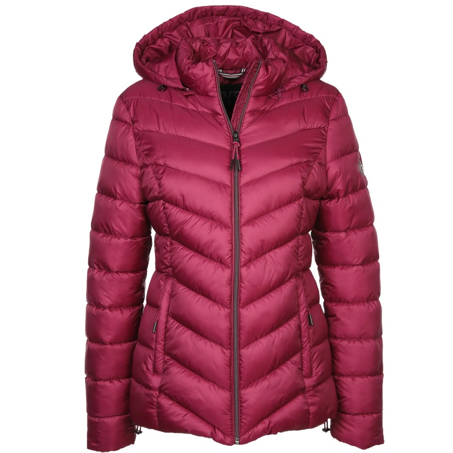 Frauen Sure Jacken & Mantel | Damen Steppjacke Mit Abnehmbarer Kapuze