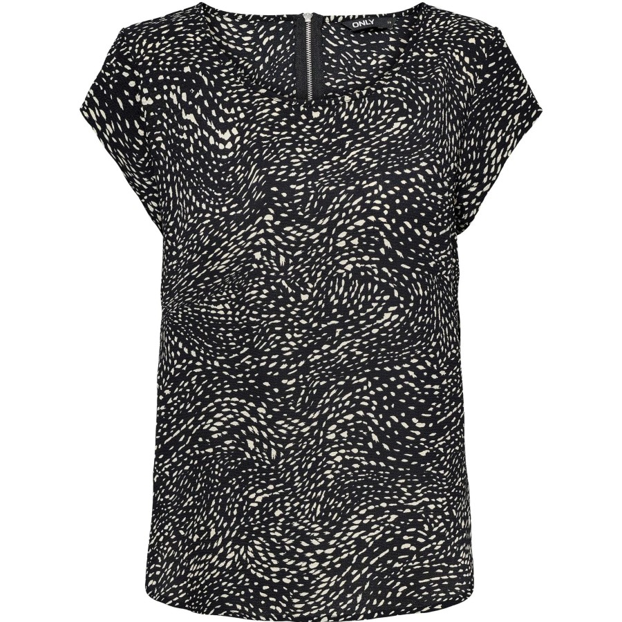 Frauen Only Blusen | Only Onlvic Ss Aop Top Noo Bluse