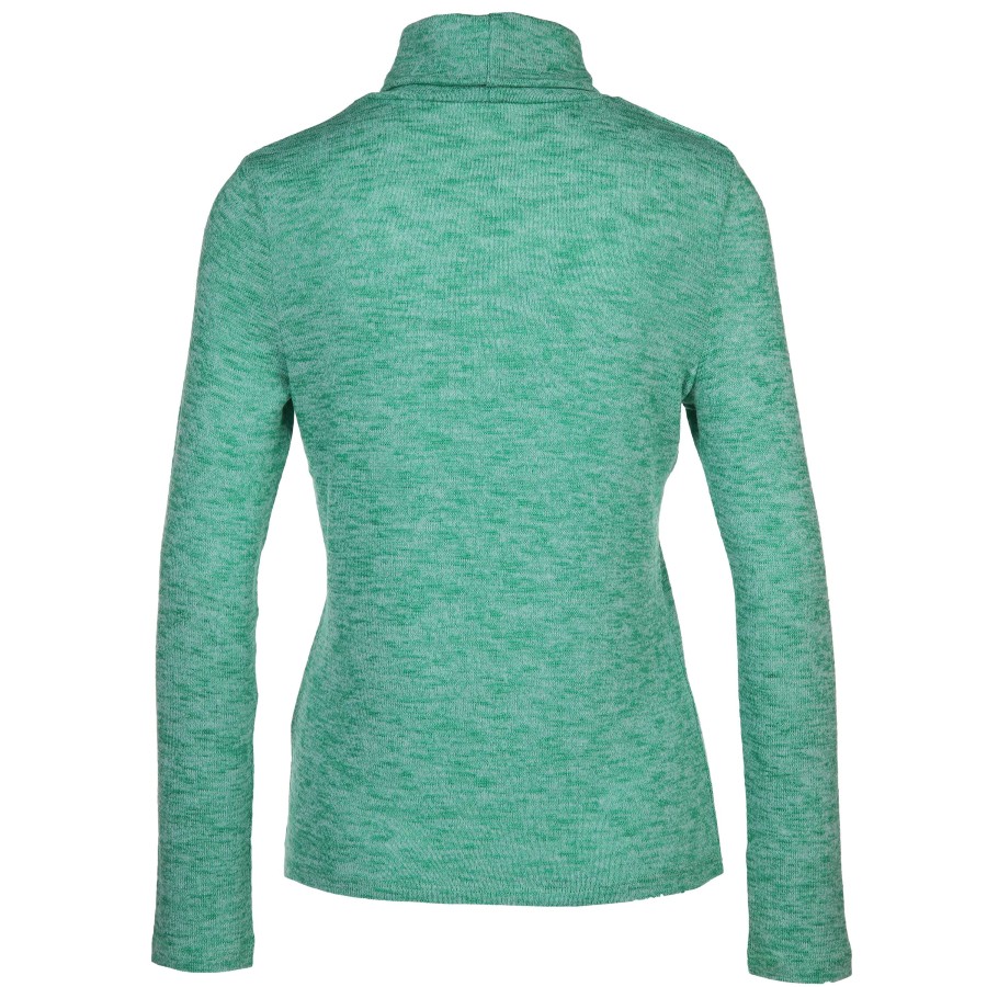 Frauen Sure Shirts & Tops | Damen Rollkragenpullover In Melierter Optik