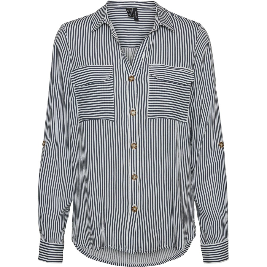 Frauen Vero Moda Blusen | Vero Moda Vmbumpy L/S Shirt New Bluse