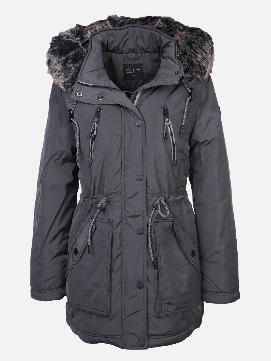 Frauen Sure Jacken & Mantel | Damen Winterjacke Mit Kapuze