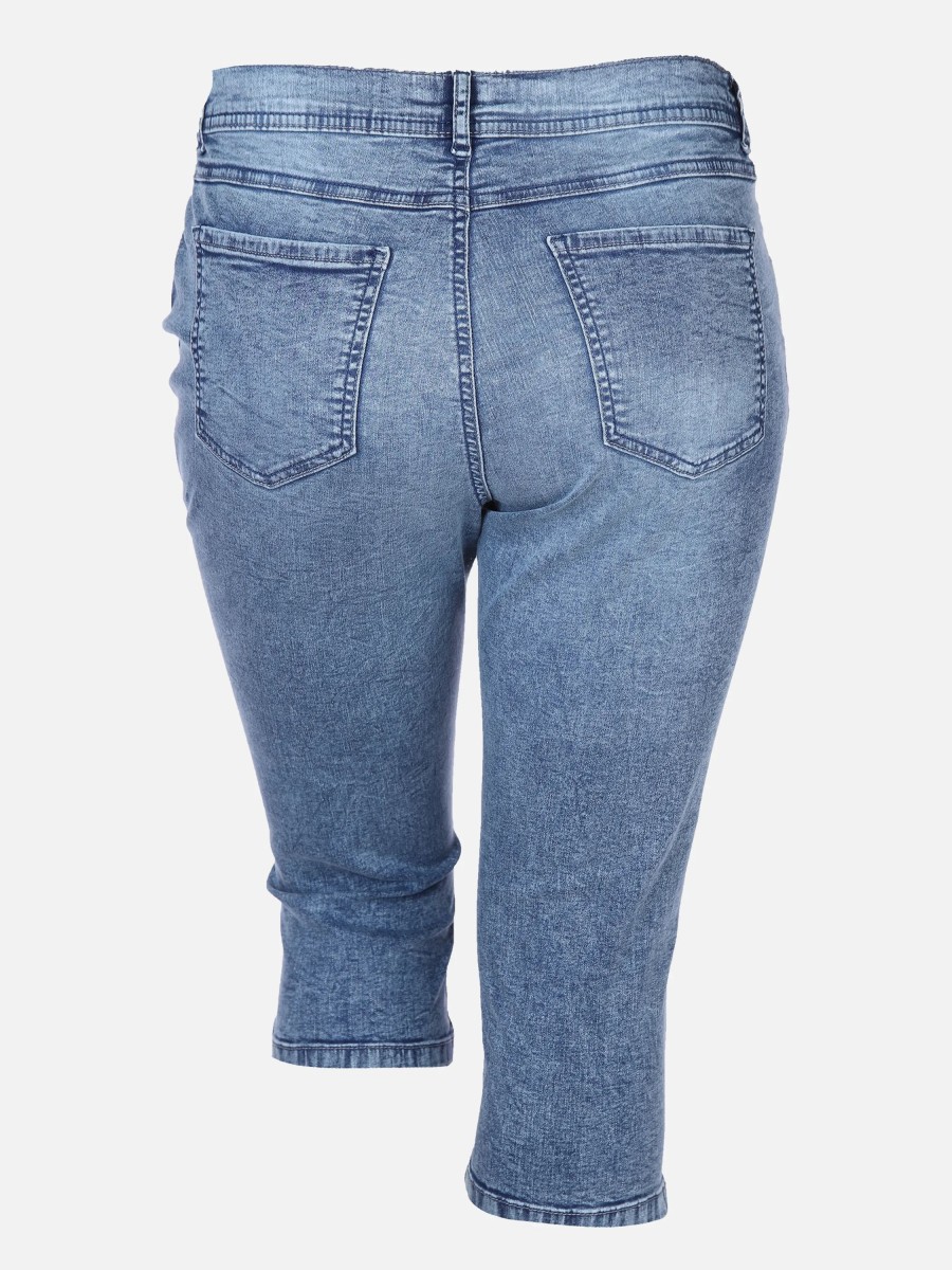 Frauen Sonja Blank Hosen | Grose Grosen Capri Jeans