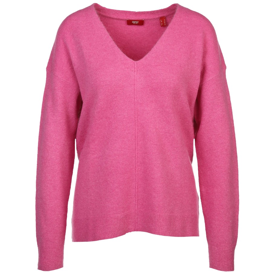 Frauen Esprit Pullover & Cardigans | Damen Strickpullover Mit V-Ausschnitt