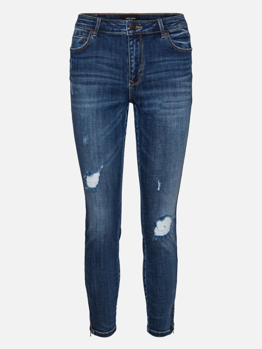 Frauen Vero Moda Hosen | Vero Moda Vmtilde Mr S Ankle Zi Jeans