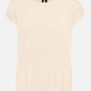 Frauen Vero Moda Shirts & Tops | Vero Moda Vmlava Plain Ss Top L Shirt