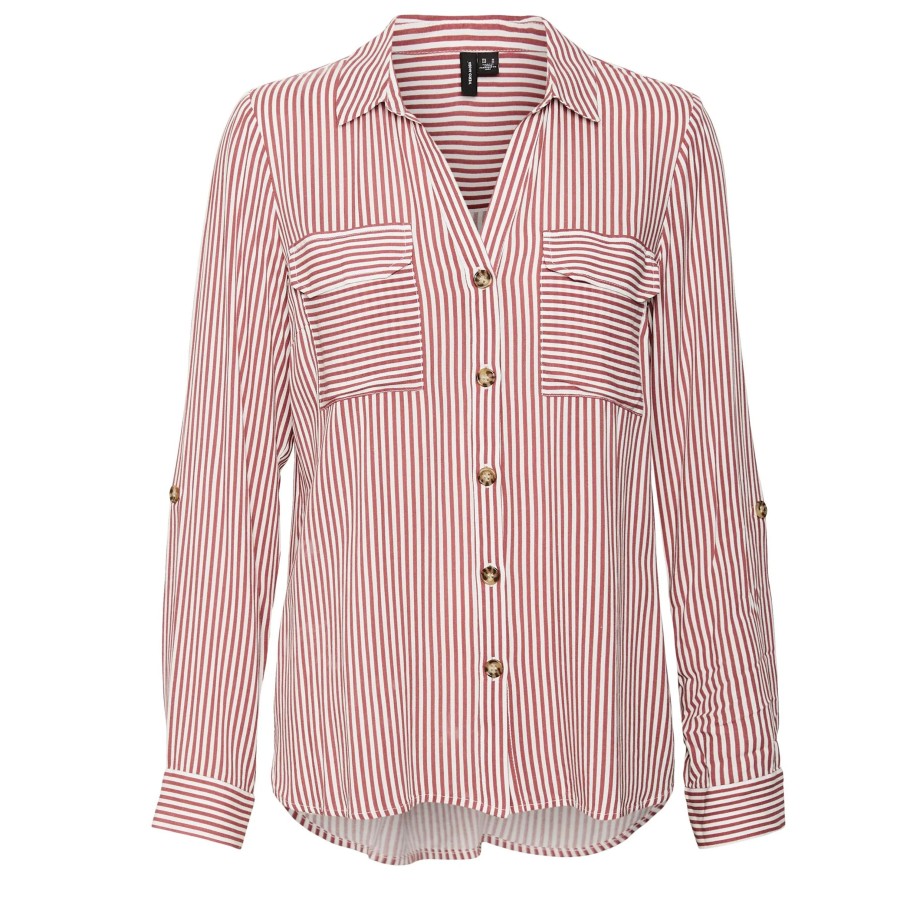 Frauen Vero Moda Blusen | Vero Moda Vmbumpy L/S Shirt New Bluse