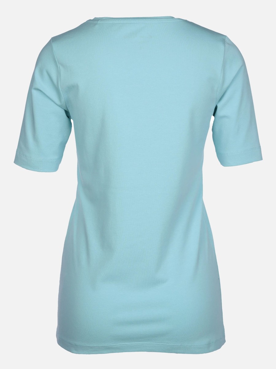 Frauen Lisa Tossa Shirts & Tops | Damen Basic Shirt Mit Rundhals