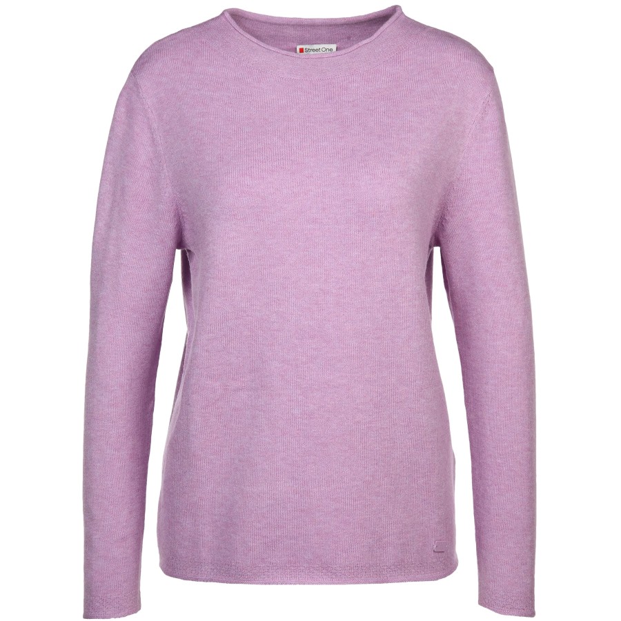 Frauen Street One Pullover & Cardigans | Damen Pullover Mit Kleinem Stehkragen