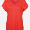 Frauen Lisa Tossa Shirts & Tops | Damen Shirt Mit V-Ausschnitt