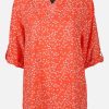 Frauen Sure Blusen | Damen Printbluse Mit 3/4 Arm