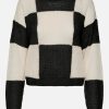 Frauen Vero Moda Pullover & Cardigans | Vero Moda Vmtaka Ls O-Neck Chec Strickpullover