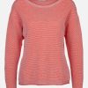 Frauen Tom Tailor Pullover & Cardigans | Damen Pullover In Waffelstruktur