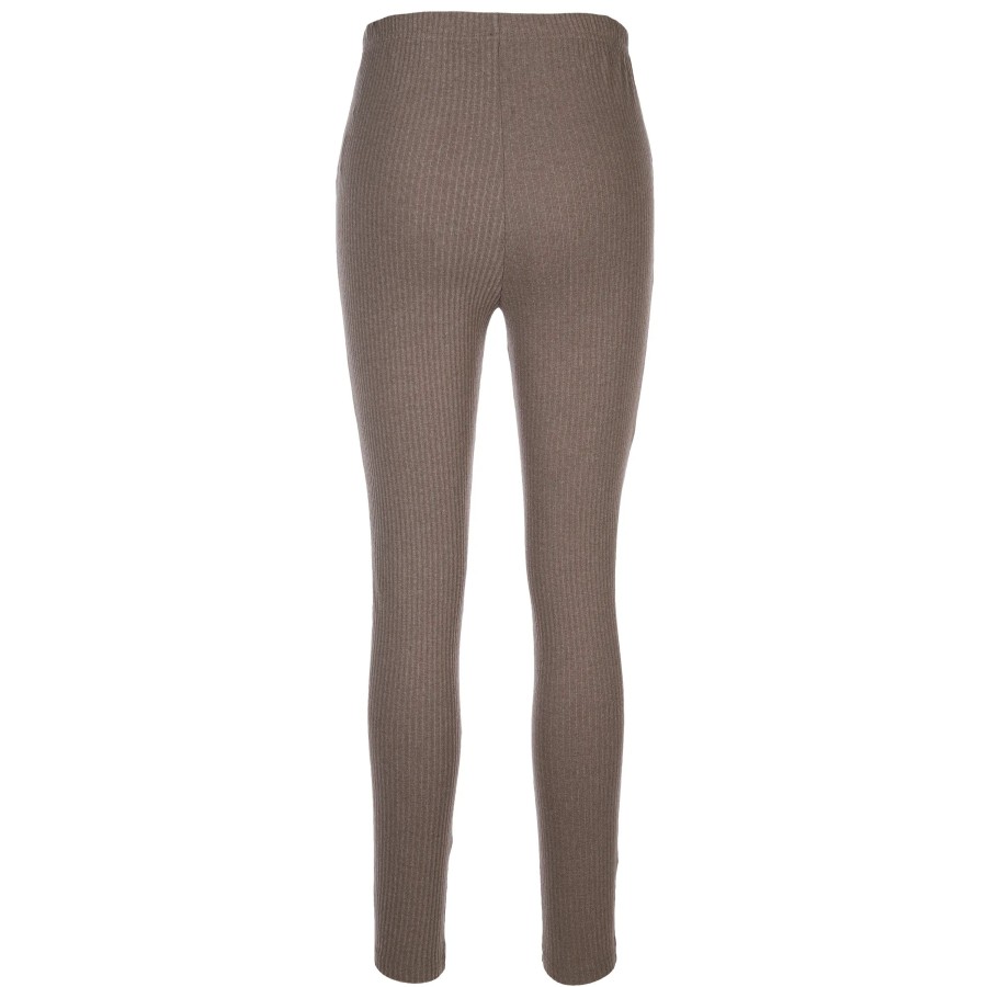 Frauen Sure Hosen | Damen Strick-Leggings In Rippoptik