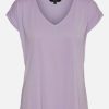 Frauen Vero Moda Shirts & Tops | Vero Moda Vmfilli Ss V-Neck Tee T-Shirt