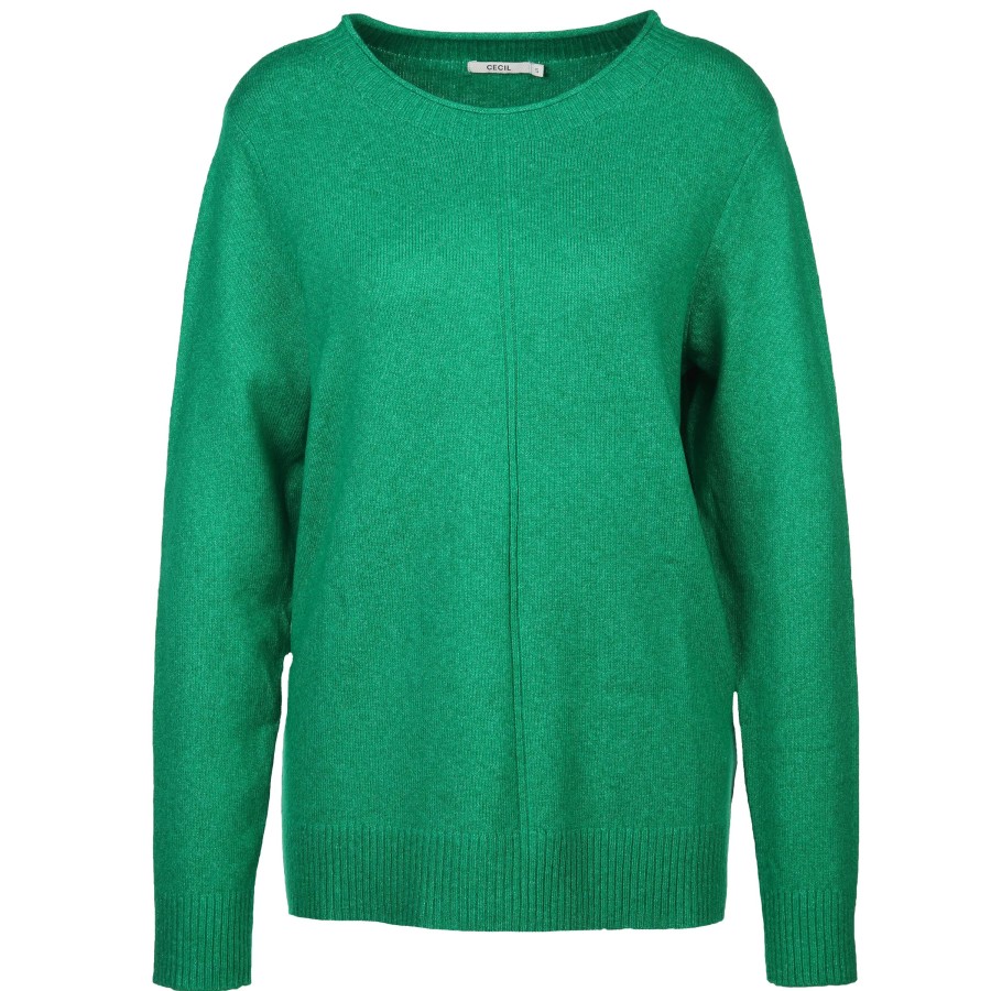 Frauen Cecil Pullover & Cardigans | Damen Pullover Mit Mittiger Naht