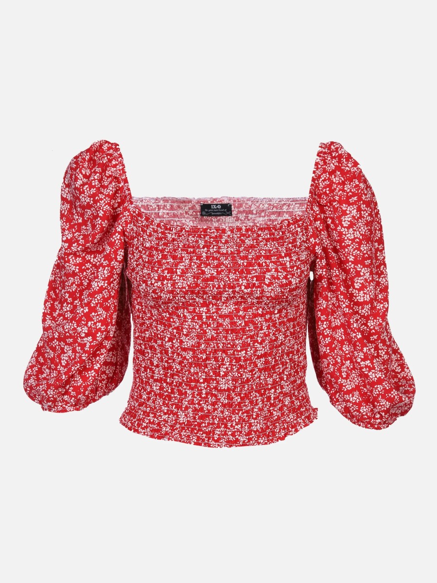 Frauen IX-O Blusen | Damen Bluse Mit Floralem Print