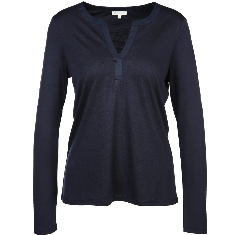 Frauen Tom Tailor Shirts & Tops | Damen Langarmshirt