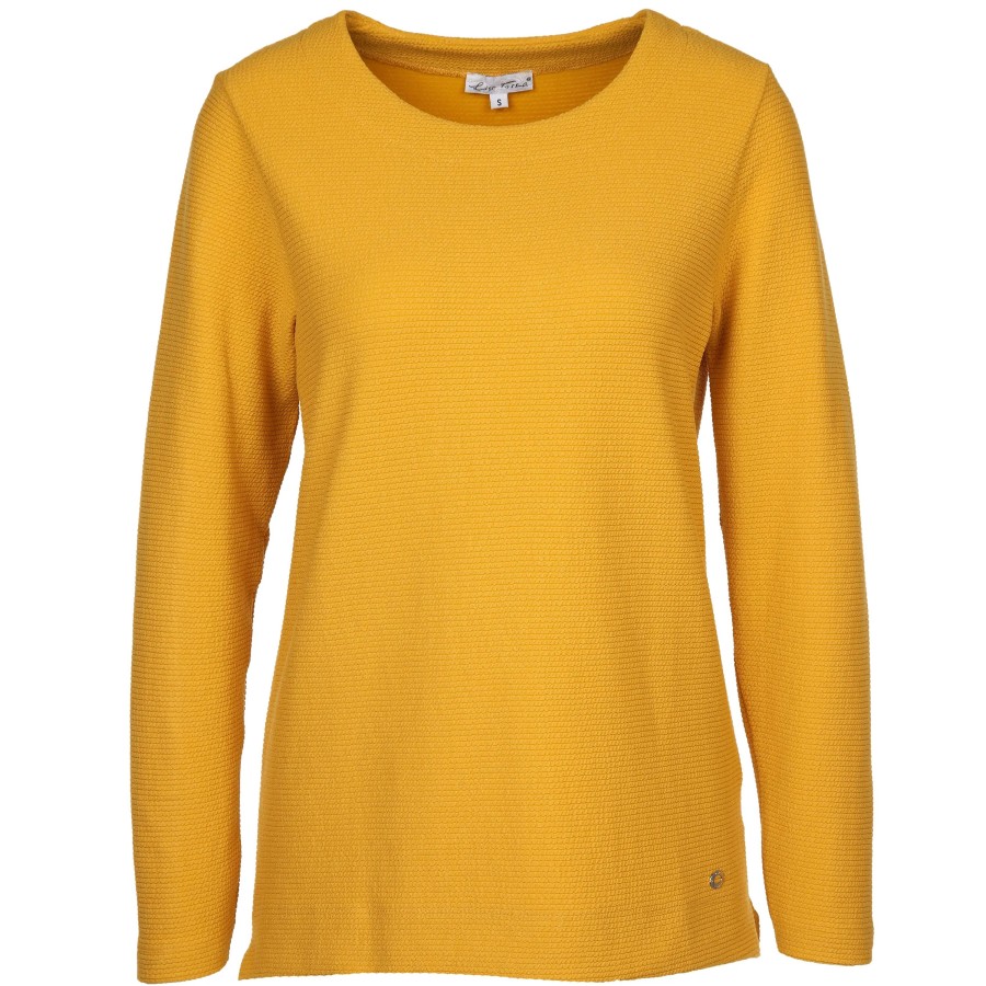 Frauen Lisa Tossa Pullover & Cardigans | Damen Struktursweatshirt Mit Langem Arm