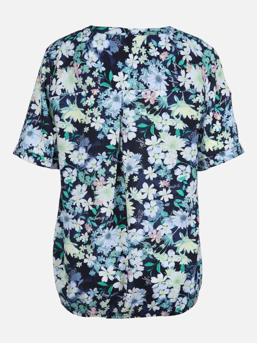 Frauen Cecil Blusen | Damen Bluse Mit Alloverprint