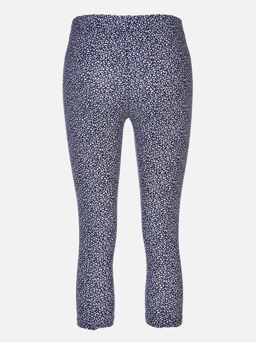 Frauen Sure Hosen | Damen Capri Leggings Mit Minimalprint