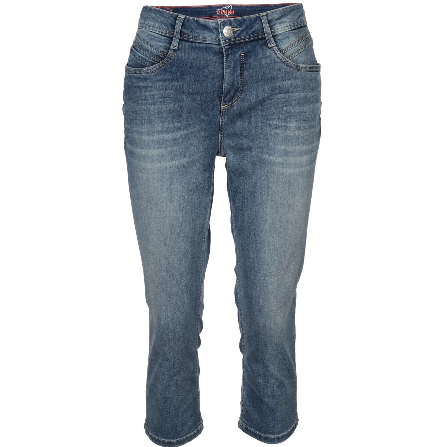 Frauen Street One Hosen | Damen Capri Jeanshose