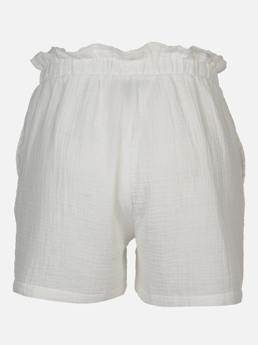 Frauen Jacqueline Hosen | Damen Shorts In Waffelstruktur