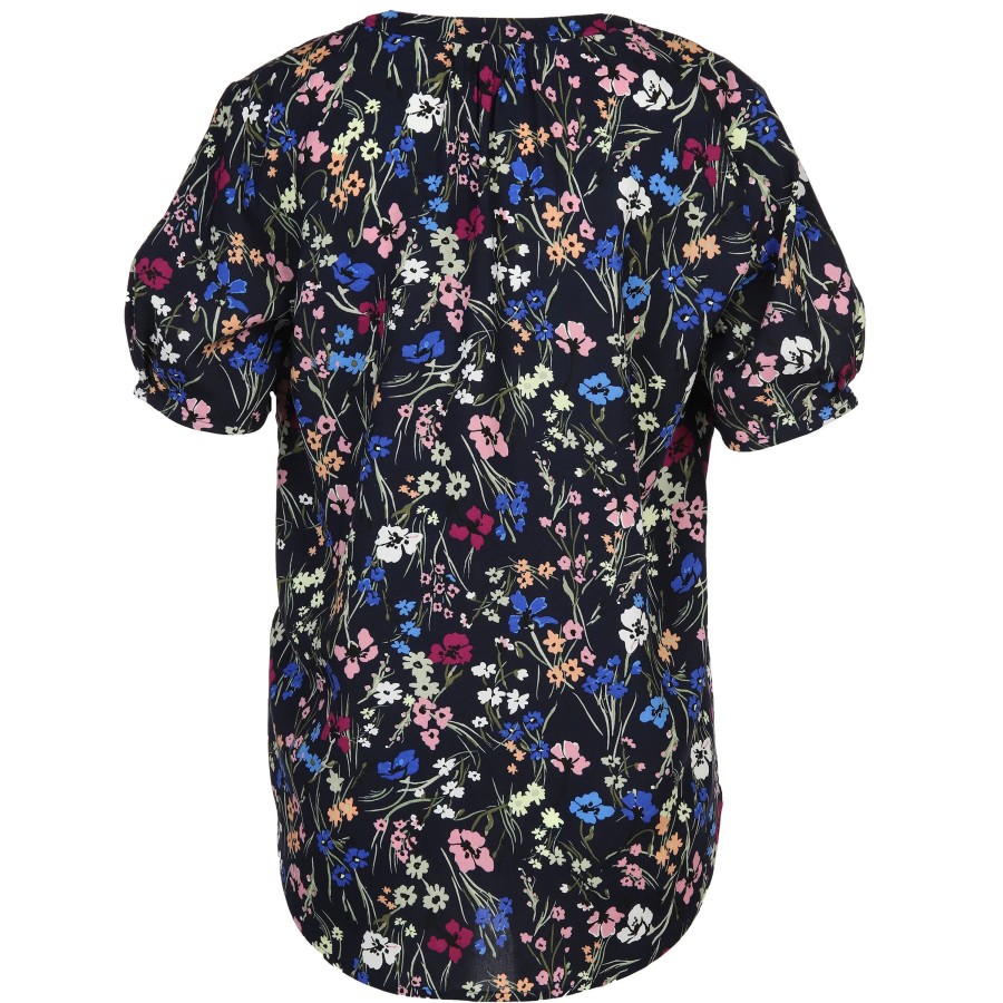 Frauen Esprit Blusen | Damen Blusenshirt Im Blumenprint