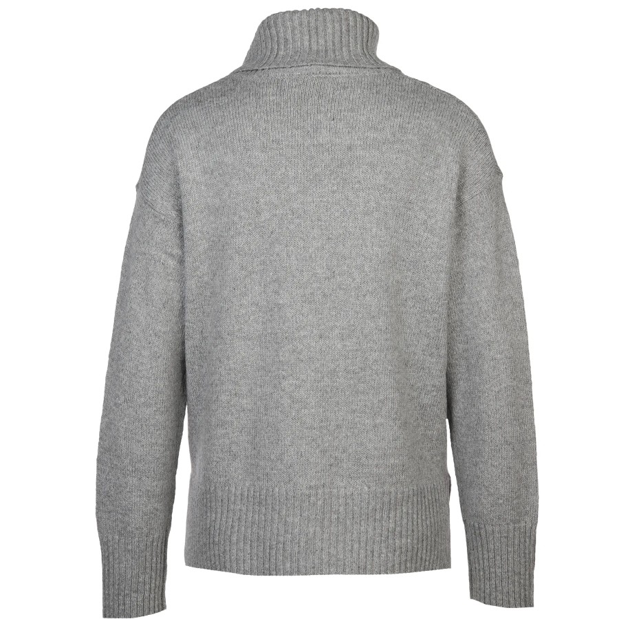 Frauen Tom Tailor Pullover & Cardigans | Damen Pullover Mit Rollkragen Und Zopfmuster