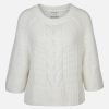 Frauen Tom Tailor Pullover & Cardigans | Damen Strickpullover Mit 3/4 Arm