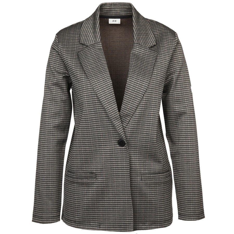 Frauen Jacqueline Jacken & Mantel | Damen Blazer Im Glencheckdessin