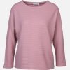 Frauen Sure Pullover & Cardigans | Damen Fledermausshirt In Rippoptik