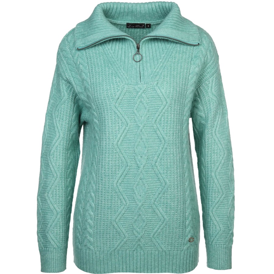 Frauen Lisa Tossa Pullover & Cardigans | Damen Stricktroyer Meliert