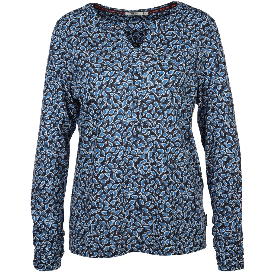 Frauen Cecil Shirts & Tops | Damen Blusenshirt Im Alloverdruck