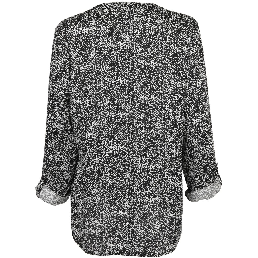 Frauen Lisa Tossa Blusen | Damen Schlupfbluse Mit Alloverprint