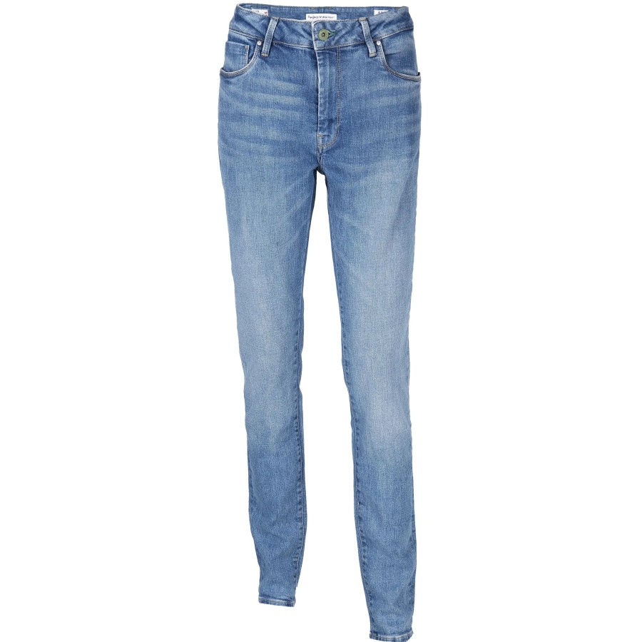 Frauen Pepe Hosen | Damen Pepe Jeans Regent High Waist Skinny