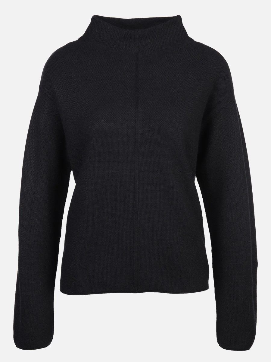 Frauen Tom Tailor Pullover & Cardigans | Damen Pullover Mit Kleinem Stehkragen