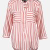 Frauen Vero Moda Blusen | Vero Moda Vmerika Stripe 3/4 Sh Bluse Mit 3/4 Arm