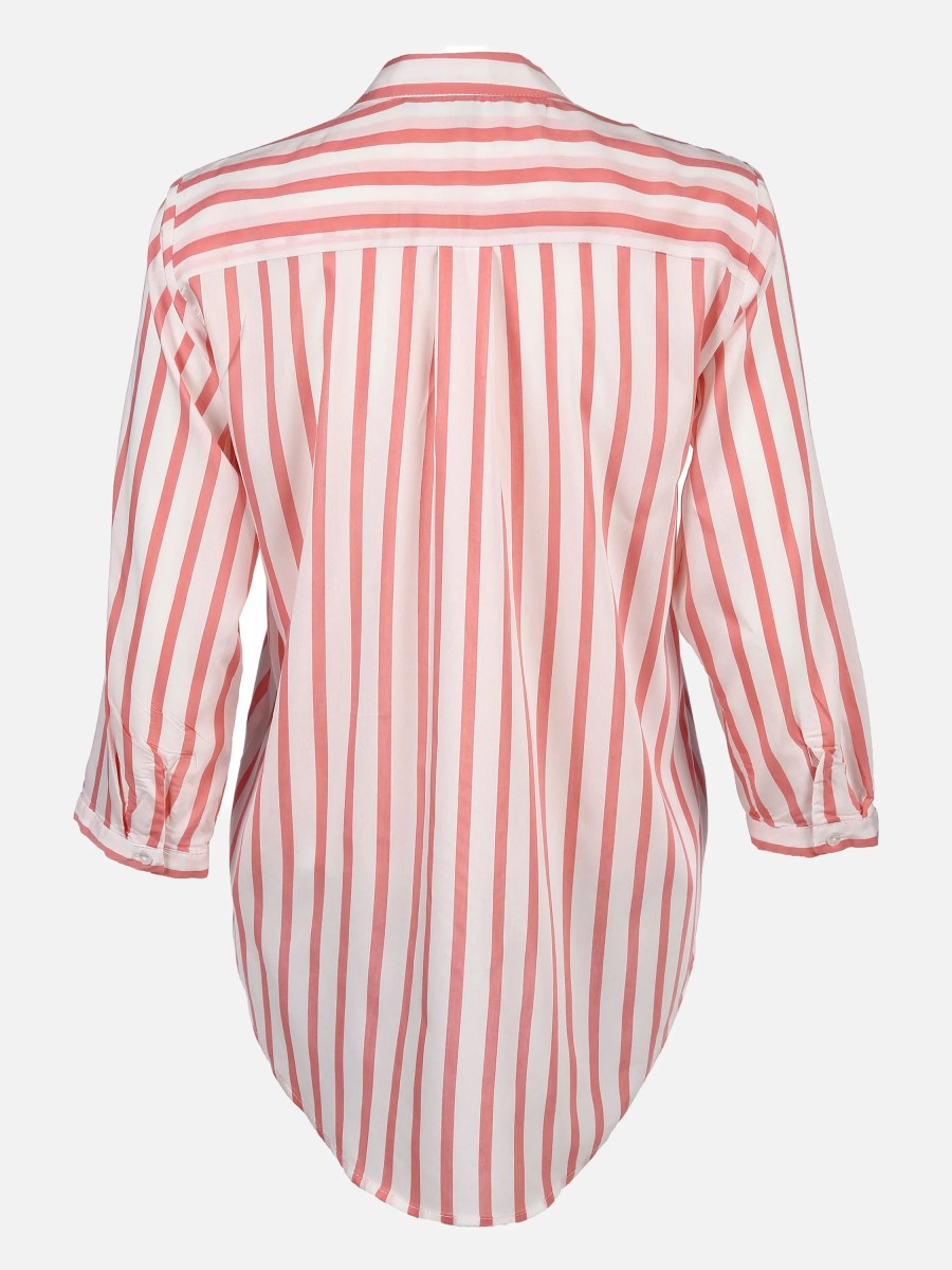 Frauen Vero Moda Blusen | Vero Moda Vmerika Stripe 3/4 Sh Bluse Mit 3/4 Arm