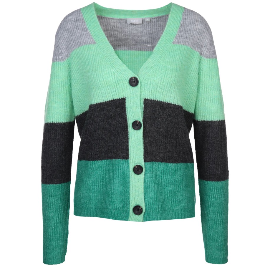 Frauen Sure Pullover & Cardigans | Damen Cardigan Im Color Blocking Style