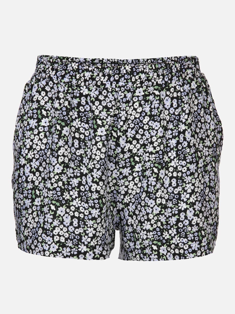 Frauen IX-O Hosen | Damen Hotpants Im Blumchenprint