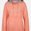 Frauen Sure Pullover & Cardigans | Damen Kapuzen-Sweatshirt Mit Rubber-Print