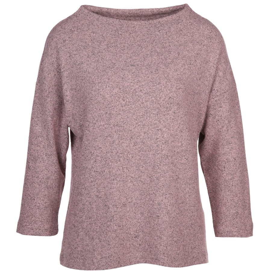 Frauen Sure Shirts & Tops | Damen Flauschshirt Meliert