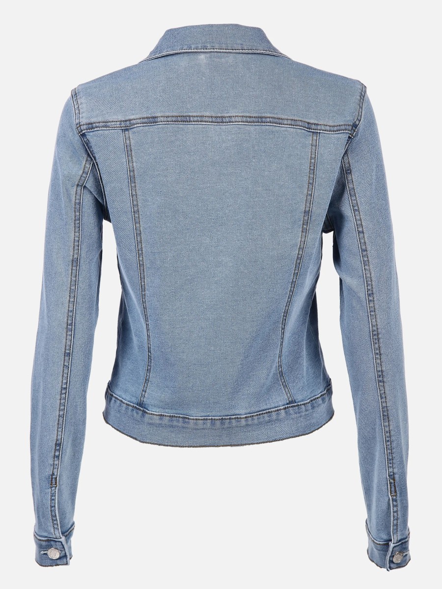 Frauen Vero Moda Jacken & Mantel | Vero Moda Vmhot Soya Ls Denim J Jeansjacke