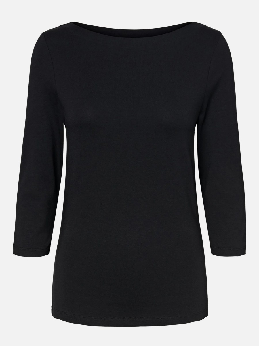 Frauen Vero Moda Shirts & Tops | Vero Moda Vmpanda Modal 3/4 Top Shirt