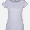 Frauen IX-O Shirts & Tops | Damen T-Shirt Unifarben