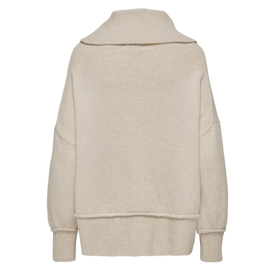 Frauen Only Pullover & Cardigans | Only Onlhazel Ls Cowlneck Strickpullover