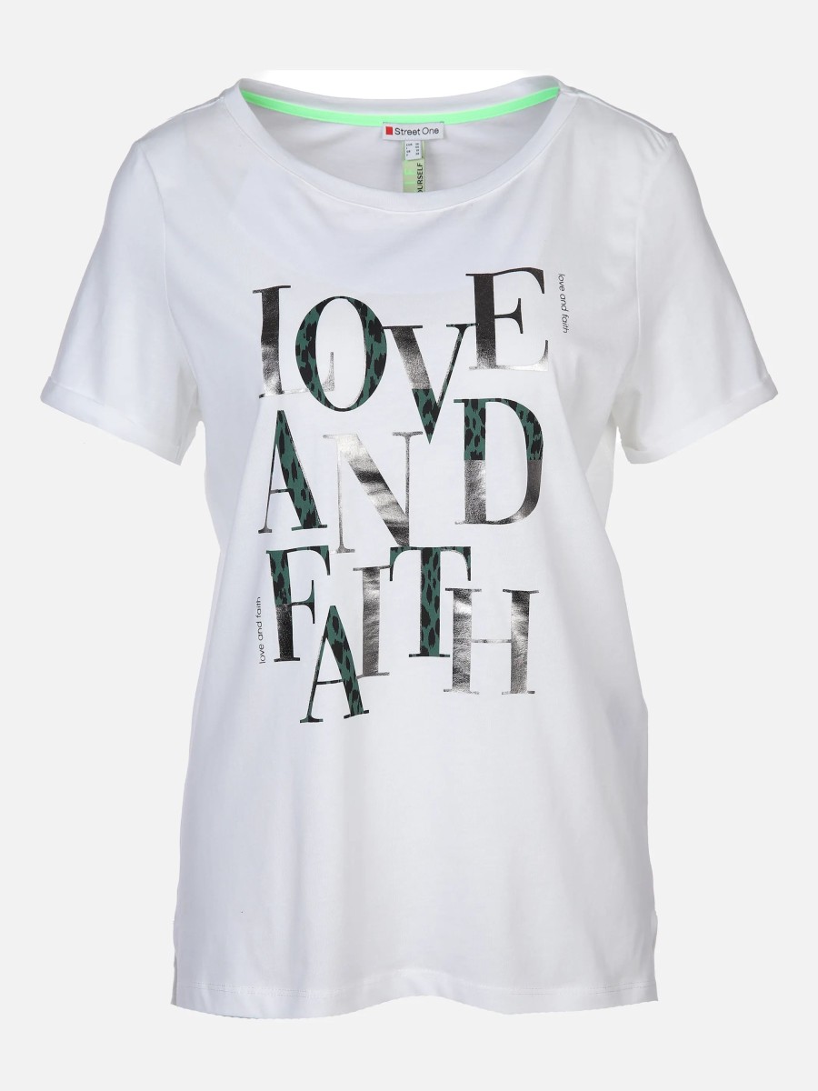 Frauen Street One Shirts & Tops | Damen Shirt Mit Glitzerprint