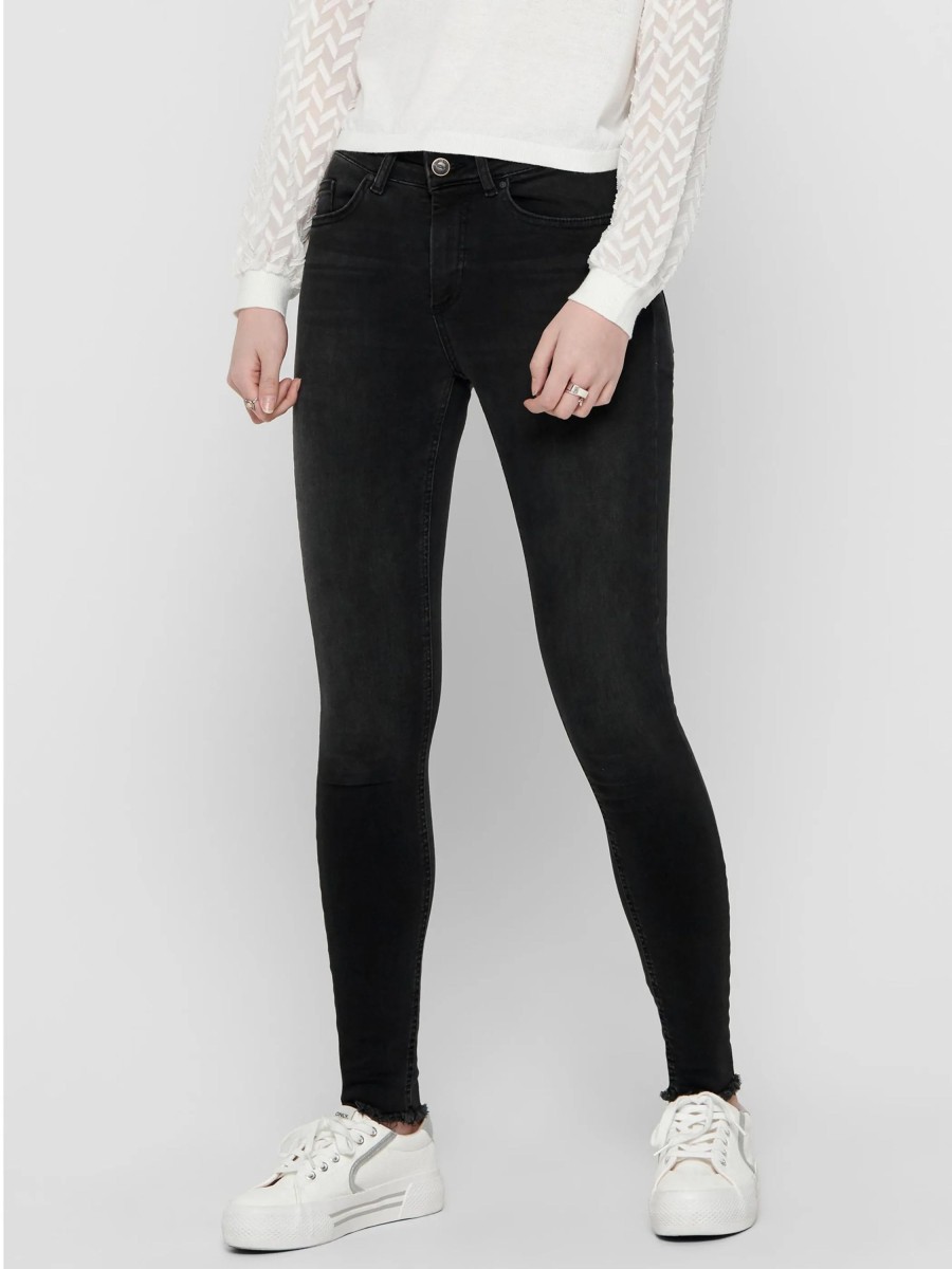 Frauen Only Hosen | Only Onlblush Mid Ank Raw Jeans